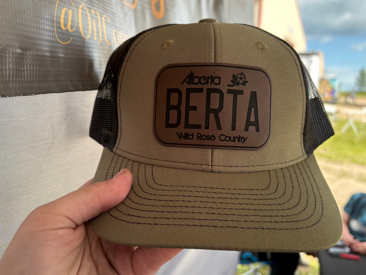 License Plate Patched Hat