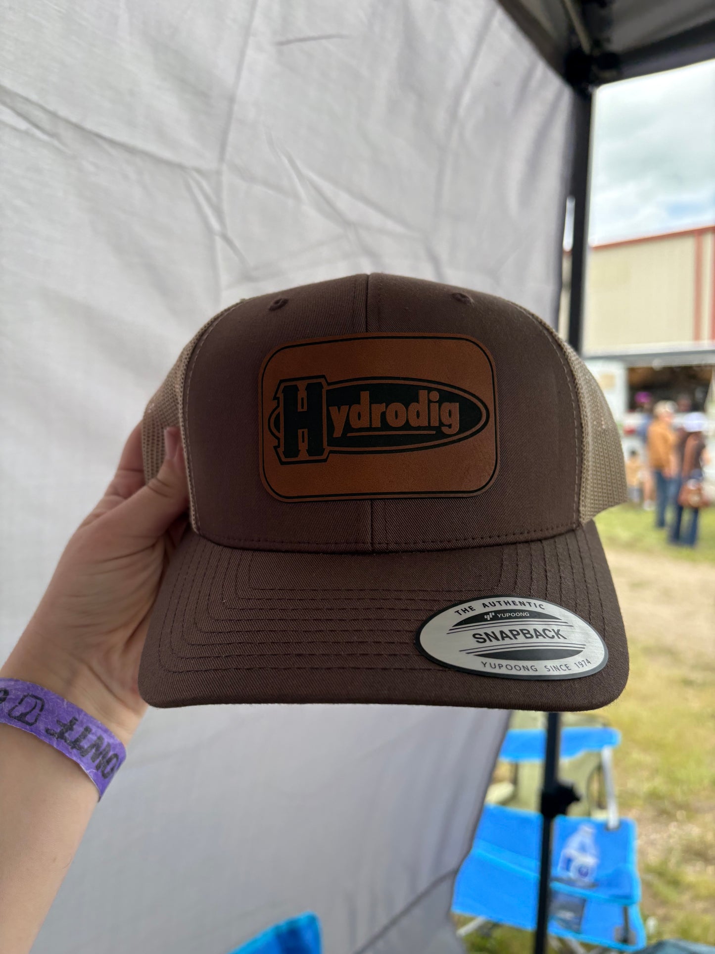 Custom Leather Patch Hat