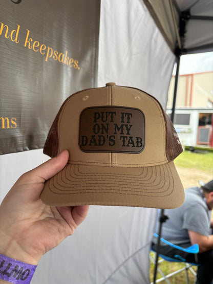 Custom Leather Patch Hat
