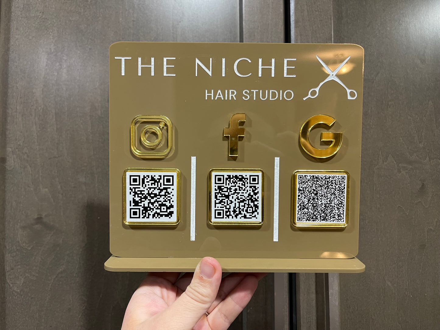 Small Business QR Stand