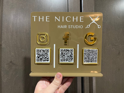 Small Business QR Stand