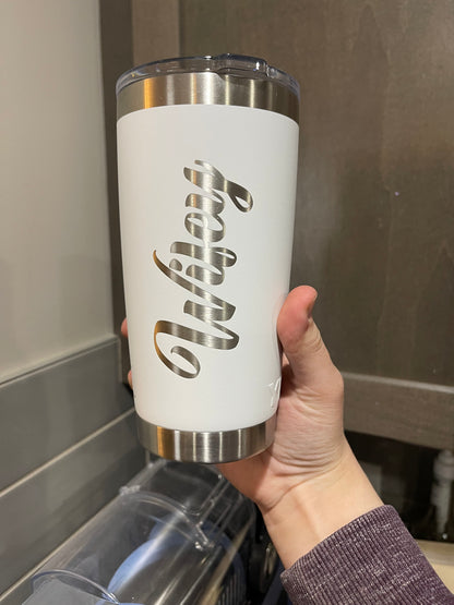 Custom Laser Engraved YETI 20oz Tumbler
