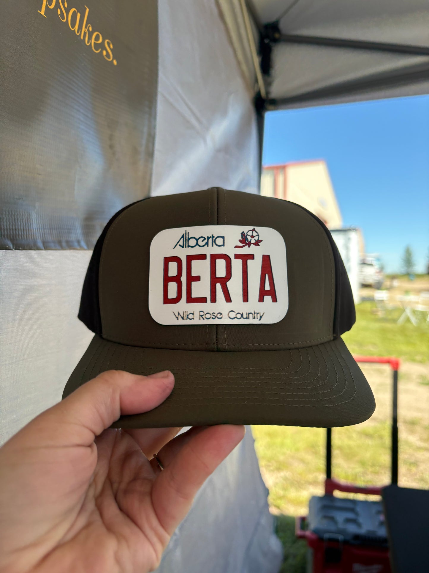 License Plate Patched Hat