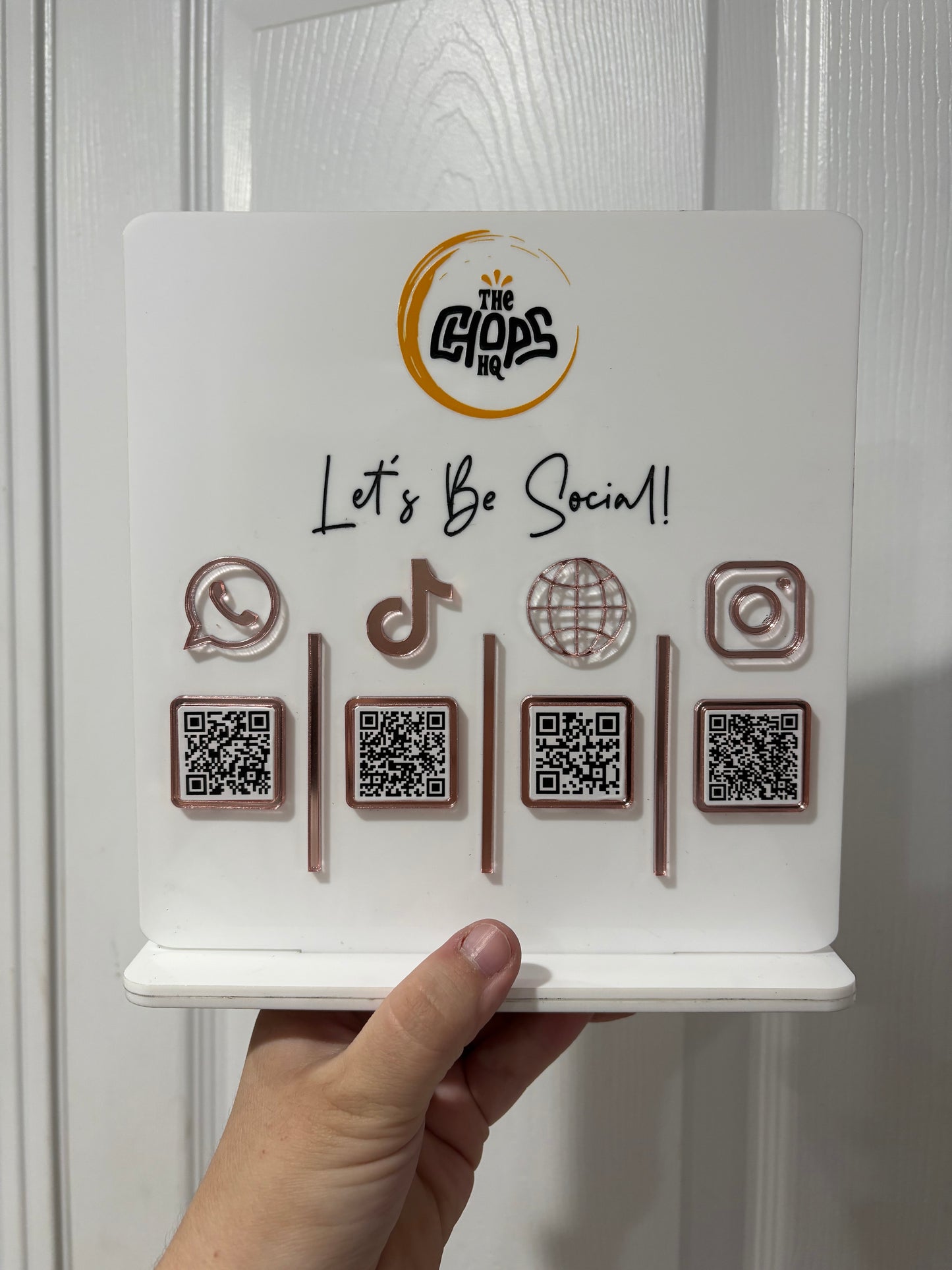 Small Business QR Stand