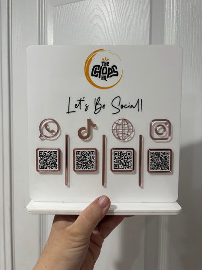 Small Business QR Stand