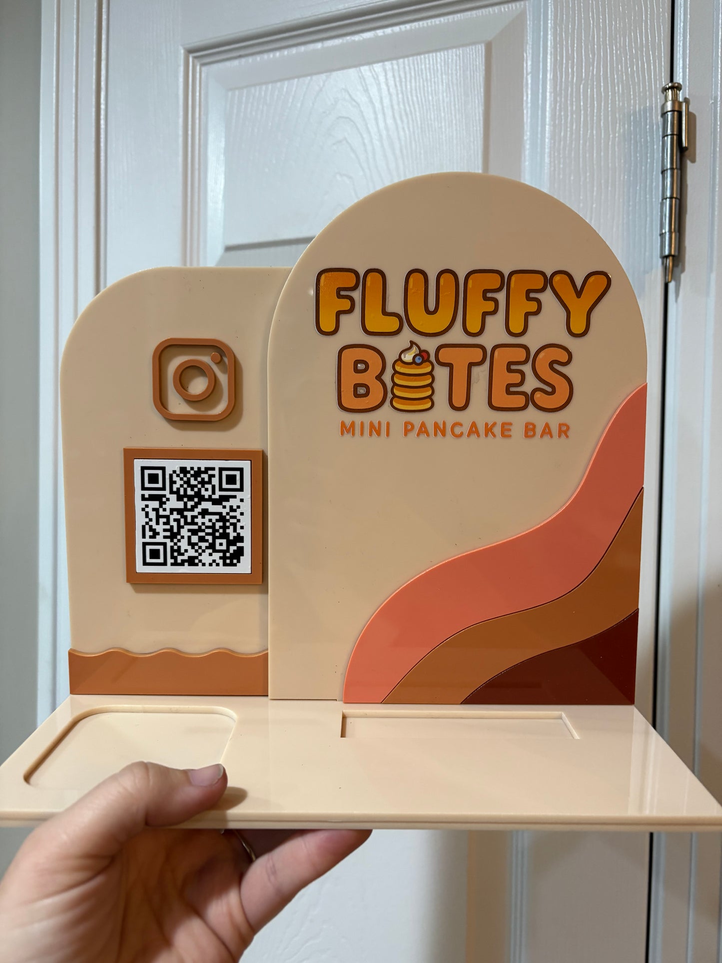 Wavy Small Business QR/Square Reader Stand