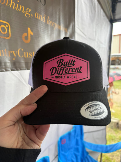 Custom Leather Patch Hat
