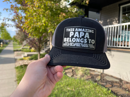 Custom Leather Patch Hat