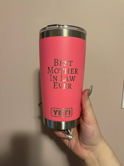 Custom Laser Engraved YETI 20oz Tumbler
