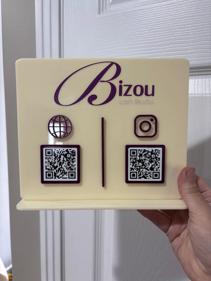 Small Business QR Stand