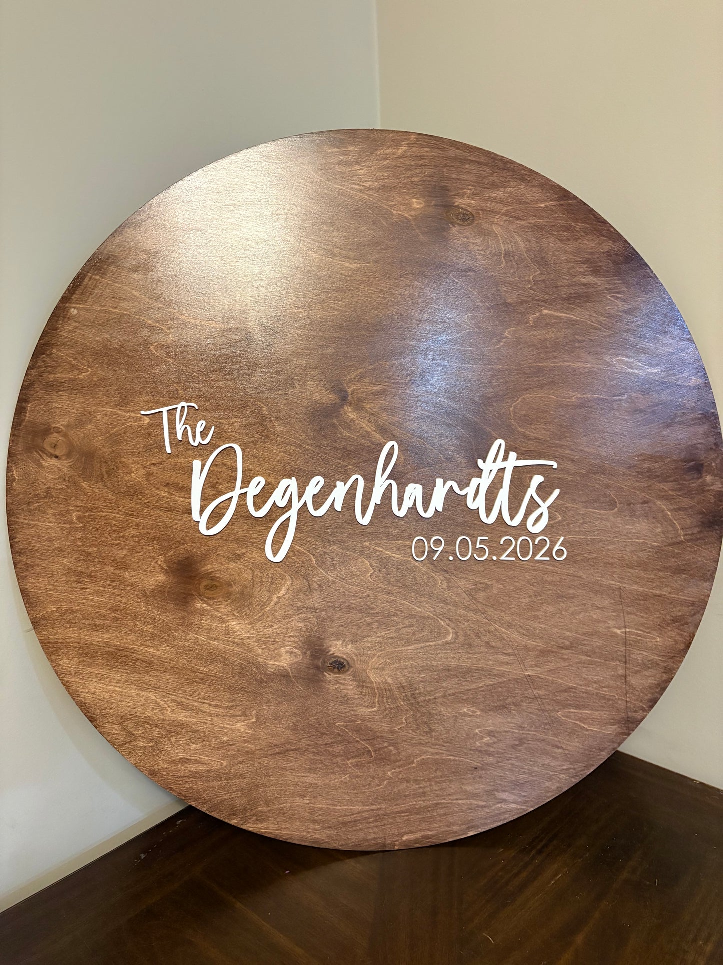 Wooden Wedding Guest Book Sign
