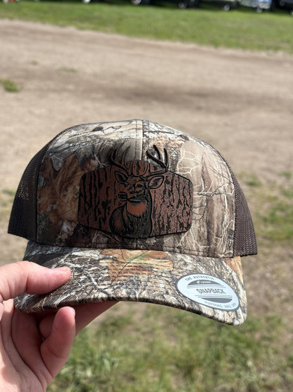 Custom Leather Patch Hat