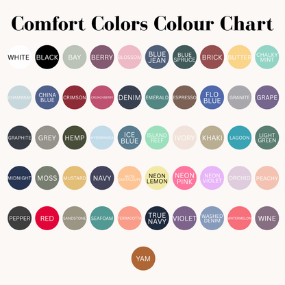 Embroidered Outnumbered by Boys Comfort Colors T-Shirt