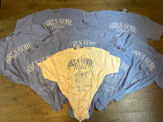 Custom Bridal Party T-Shirts
